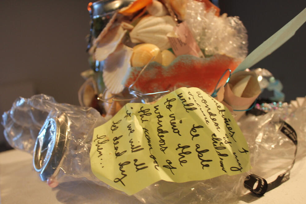 "Sometimes I wonder if my future children will be able to view the wonders of the ocean or if we will all be dead by then..."